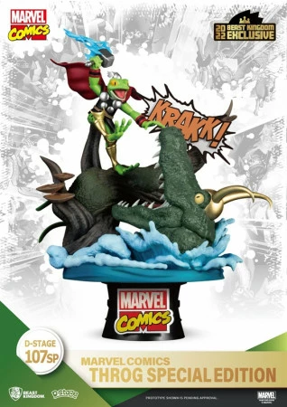 Bestpreis 💯 Beast Kingdom Toys Marvel Comics: Throg - Special Edition D-Stage Diorama 🌟 1 Bestpreis 💯 Beast Kingdom Toys Marvel Comics: Throg - Special Edition D-Stage Diorama 🌟