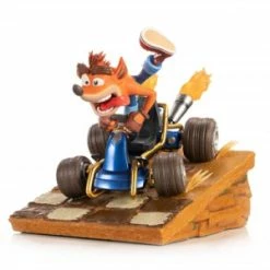 Coupon 🌟 First 4 Figures Crash Team Racing Nitro Fueled: Crash In Kart - Standard Edition Statue ✨