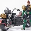 Auslauf 👏 Hiya Toys 2000 AD: Judge Dredd & Lawmaster MK 2 - Exquisite Mini Actionfigur Set 👍