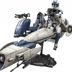 Brandneu 🧨 Hot Toys Star Wars: The Clone Wars - Heavy Weapons Clone Trooper & BARC Speeder With Sidecar ✔️