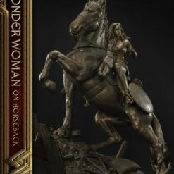 Bestpreis 💯 Prime 1 Studio Wonder 👩 Woman: Wonder 👩 Woman On Horseback (Gold Version) - Museum Masterline Statue 🧨