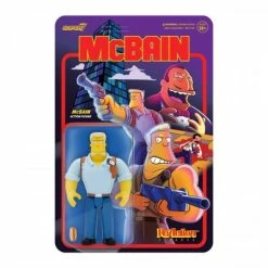 Blitzangebot 😍 Super7 Die Simpsons: McBain - ReAction Wave 1 Actionfigur ⌛