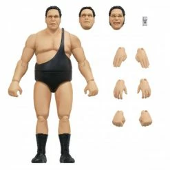 Besorgen ⭐ Super7 WWE: Andre The Giant (Black Singlet) - Ultimates Actionfigur ❤️
