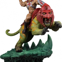 Rabatt ⭐ Tweeterhead Masters Of The Universe: He-Man And Battle Cat Classic Deluxe - Exclusive Maquette 😍